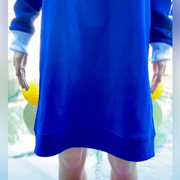 Polo Ralph Lauren Women Polo Logo Colorblock Fleece Hoodie Dress - Picture 6 of 8